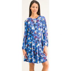 Sukienka letnia Marc O'Polo 001 0985 21101. Niebieskie sukienki damskie Marc O'Polo, na lato, bez wzorów, z wiskozy, polo, bez rękawów. W wyprzedaży za 519,00 zł.