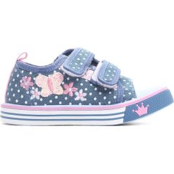 Buty sportowe dziewczęce: Niebieskie Trampki Cut And Run