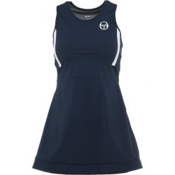 Sukienki: sergio tacchini CURVATURE DRESS Sukienka sportowa dark navy/white