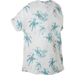 Bluzy damskie: Bluza z krótkim rękawem bonprix jasnoszary melanż z nadrukiem