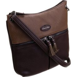 David jones® torebka sportowa damska listonoszka eko. Szare listonoszki damskie David Jones, w paski, ze skóry ekologicznej, sportowe, na ramię, z breloczkiem. Za 89,90 zł.