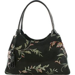 Skórzana torebka w kolorze czarnym - (S)38 x (W)15 x (G)22 cm. Czarne torebki klasyczne damskie Bosccolo, ze skóry. W wyprzedaży za 349,95 zł.