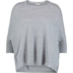 Swetry klasyczne damskie: Stefanel Sweter grey melange