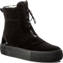 Botki MARC O'POLO - 708 14196001 309 Black 990. Czarne botki damskie skórzane marki Marc O'Polo. W wyprzedaży za 429,00 zł.