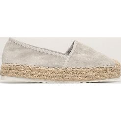 Answear - Espadryle Ideal Shoes. Szare espadryle damskie ANSWEAR, bez wzorów, z gumy, bez obcasa, na obcasie. W wyprzedaży za 69,90 zł.