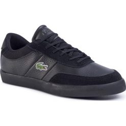 Sneakersy LACOSTE - Court Master 120 4 Cma 7-39CMA006302H Blk/Blk. Czarne sneakersy męskie Lacoste, na co dzień, bez wzorów, z zamszu, bez zapięcia. Za 429,00 zł.