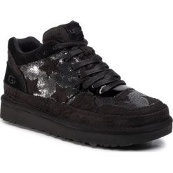 Sneakersy UGG - W Highland Sneaker 1109631 Bssr. Czarne półbuty damskie Ugg, z zamszu. Za 479,00 zł.