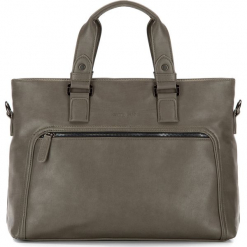 Torba na laptopa 82-4P-514-8. Szare torby na laptopa Wittchen, w paski, z materiału. Za 159,00 zł.
