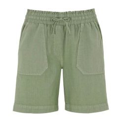 Cellbes Szorty ze ściągaczem w pasie jasne khaki female zielony 34. Zielone szorty damskie Cellbes, bez wzorów, z tkaniny. Za 79,00 zł.