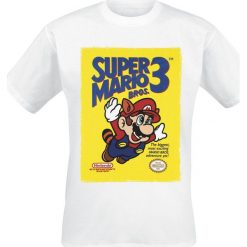 Super Mario Super Mario Bros. 3 T-Shirt biały. Białe t-shirty męskie Super Mario, xl. Za 54,90 zł.