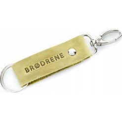 Breloczek skórzany Brodrene BR01 zielony - zielony. Zielone breloki męskie Brødrene. Za 29,99 zł.