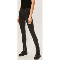 Answear - Jeansy. Szare jeansy damskie ANSWEAR, s, bez wzorów, z elastanu, z podwyższonym stanem. Za 149,90 zł.