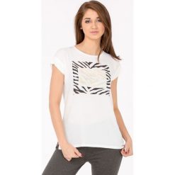 T-shirty damskie: T-shirt z motywem zebry