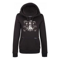 Dreimaster Bluza Damska M Czarna. Czarne bluzy damskie Dreimaster, m, bez wzorów, bez rękawów, z kapturem. Za 159,00 zł.