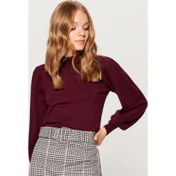 Sweter z bufiastymi rękawami - Bordowy. Czerwone bez kategorii Mohito, s. Za 99,99 zł.