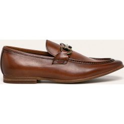 Aldo - Mokasyny skórzane. Pomarańczowe buty wizytowe męskie ALDO, ze skóry, eleganckie, z okrągłym noskiem. W wyprzedaży za 319,90 zł.
