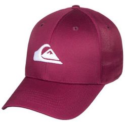 Quiksilver Kšilt Decades Brick Red AQYHA04002-RQN0. Czerwone czapki męskie Quiksilver, bez wzorów, sportowe. W wyprzedaży za 62,00 zł.