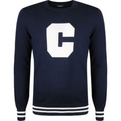 Calvin Klein Sweter "Saples". Swetry męskie Calvin Klein, bez wzorów, z dzianiny, z okrągłym kołnierzem, bez kaptura. Za 349,00 zł.