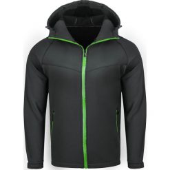 Kurtka męska softshell czarny Recea. Czarne kurtki męskie Recea, xl, bez wzorów, z bawełny, bez kaptura. W wyprzedaży za 89,99 zł.