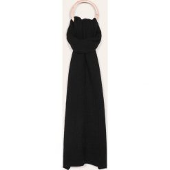 Armani Exchange - Szal. Czarne szaliki damskie Armani Exchange, bez wzorów, z bawełny. Za 389,90 zł.