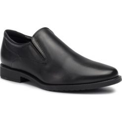 Półbuty SALAMANDER - Adam 31-69003-01 Black. Czarne buty wizytowe męskie Salamander, ze skóry, bez zapięcia. W wyprzedaży za 309,00 zł.