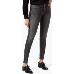 Opus - Jeansy damskie – Elma Glitter Stripe, szary. Szare jeansy damskie Opus. Za 419,95 zł.