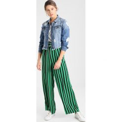Bomberki damskie: Bardot TRASHED LACE UP JACKET Kurtka jeansowa indigo