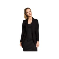 M261 Kardigan bez zapięcia czarny. Czarne bluzy damskie Moe, xl, bez wzorów, z elastanu. Za 291,87 zł.