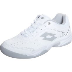 Buty sportowe damskie: Lotto COURT LOGO 8 SI Obuwie do tenisa Indoor white/silver