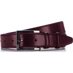 Pasek męski. Czerwone paski męskie Wittchen, w paski, ze skóry, eleganckie. W wyprzedaży za 149,90 zł.