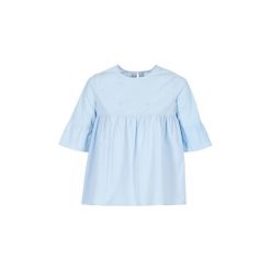 Bluzki Moony Mood IFATOUM. Niebieskie bluzki damskie Moony Mood, s, bez wzorów, bez kołnierzyka, bez rękawów. Za 77,40 zł.