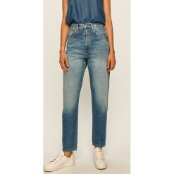 Pepe Jeans - Jeansy Rachel. Niebieskie jeansy damskie Pepe Jeans, z podwyższonym stanem. Za 379,90 zł.