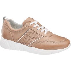 Beżowe sneakersy damskie 5th Avenue ze skóry 5th Avenue beżowe. Brązowe sneakersy damskie 5th Avenue, ze skóry. Za 179,90 zł.