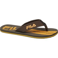 Japonki męskie Fila brązowe. Pomarańczowe japonki damskie Fila, z materiału. Za 69,90 zł.