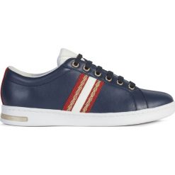 Geox Jaysen Tenisówki Niebieski. Niebieskie trampki i tenisówki damskie Geox, bez wzorów, ze skóry, bez zapięcia. Za 514,95 zł.