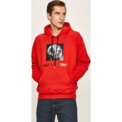Diesel - Bluza. Czarne bluzy męskie Diesel, s, z nadrukiem, z bawełny, z kapturem. Za 759,90 zł.