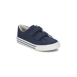 Buty Dziecko Polo Ralph Lauren HARRISON EZ. Niebieskie trampki dziewczęce Polo Ralph Lauren, bez wzorów, bez zapięcia. Za 269,00 zł.