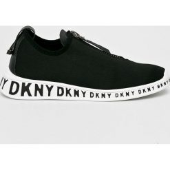 Dkny - Buty Melissa - Slip Sneak. Czarne buty sportowe damskie DKNY, bez wzorów, z gumy, sportowe. W wyprzedaży za 319,90 zł.