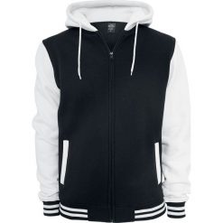 Bluzy męskie: Urban Classics 2-Tone Zip Bluza z kapturem rozpinana czarny/biały