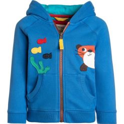 Bluzy chłopięce: Frugi BABY HAYLE HOODY Bluza rozpinana sail blue