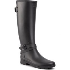 Kalosze Hunter W Ref Back Adj Tall Ankle Strp WFT2003RMA. Czarne kalosze damskie Hunter, bez wzorów. Za 709,00 zł.