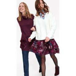 SWETER DŁUGI RĘKAW DAMSKI LUŹNY. Szare swetry oversize damskie Top Secret, na jesień. Za 159,99 zł.