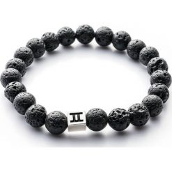 Bransoletki damskie: Bransoletka Gemini Classic Black Lava C21-G