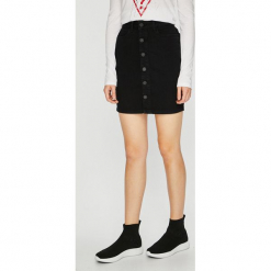 Noisy May - Spódnica Lucy. Szare spódniczki Noisy May, l, z bawełny, mini, ołówkowe. Za 119,90 zł.