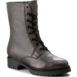 Botki GINO ROSSI - Donata DTH488-R78-0152-8500-F 90. Szare buty zimowe damskie marki Gino Rossi, ze skóry, na obcasie. W wyprzedaży za 299,00 zł.