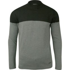 Czarno-Szary Półgolf Męski, Klasyczny -BRAVE SOUL- 100% Bawełna, Dwukolorowy SWBRSAW18TRIUMPHblackgrey. Szare swetry męskie Brave Soul, m, bez wzorów, z bawełny, klasyczne, z golfem, bez kaptura. Za 89,00 zł.