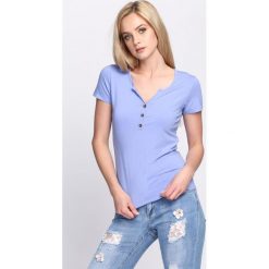 T-shirty damskie: Fioletowy T-shirt Soothing Whisper