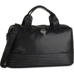 Torba GUESS - Lion Bold Travel TM6764 POL94 BLA. Czarne torby męskie skórzane Guess, z aplikacjami, ze skóry ekologicznej. Za 819,00 zł.
