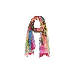 Szaliki / Szale Desigual FLOWERSIN. Czarne szaliki damskie Desigual, bez wzorów. Za 111,30 zł.