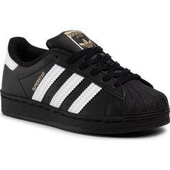 Buty adidas - Superstar C EF5394 Cblack/Ftwwht/Cblack. Czarne półbuty dziewczęce Adidas, na sznurówki. Za 249,00 zł.